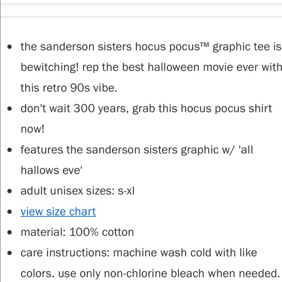 Hocus Pocus Unisex Halloween Tee - Picture 5 of 9